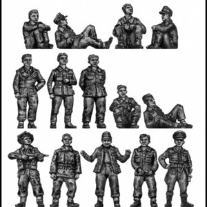 MP and guard, with prisoners (20mm)