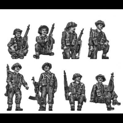 British Infantry tank riders – Sets 1 and 2 (20mm)